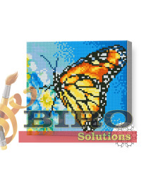 Mozaic cu diamante 20x20 cm Fluture frumos